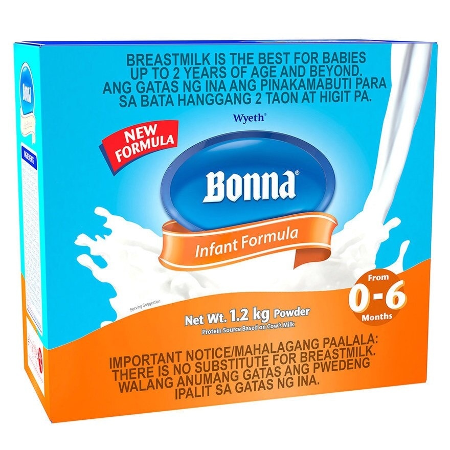 Stage 1 Infant Formula For 0 to 6 Months Bag in Box 1.2kg (400g x 3)