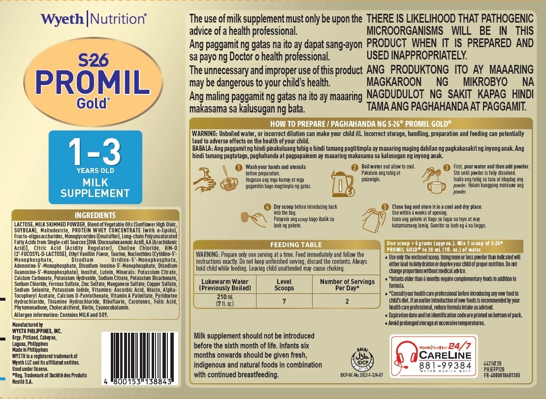 Promil Gold® Three Milk Supplement For Kids 1-3 Years Old Bag in Box 1.8kg (450g x 4)