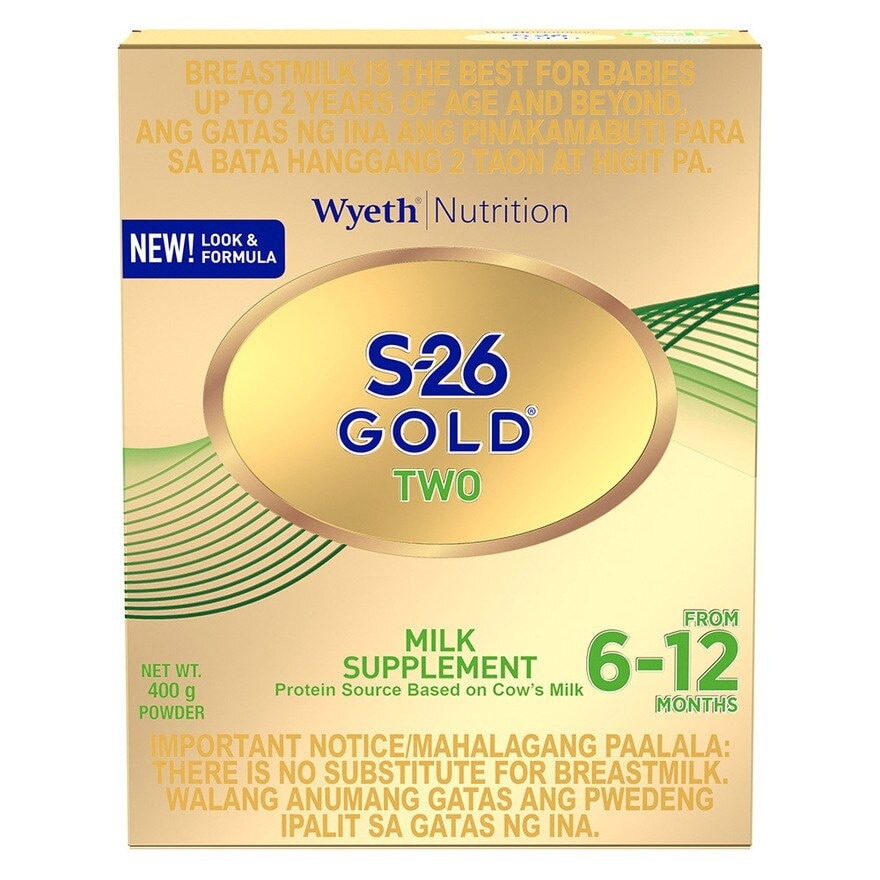 Gold® Two Milk Supplement For 6-12 Months Bag in Box 400g x 1
