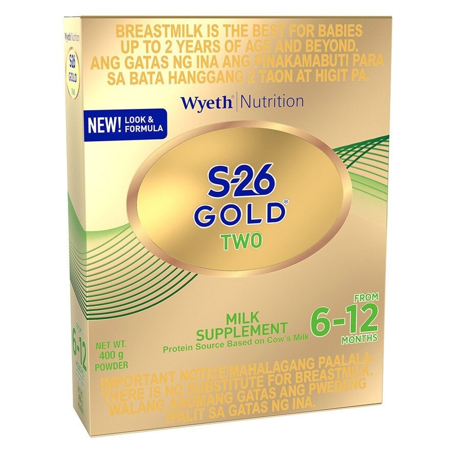 Gold® Two Milk Supplement For 6-12 Months Bag in Box 400g x 1