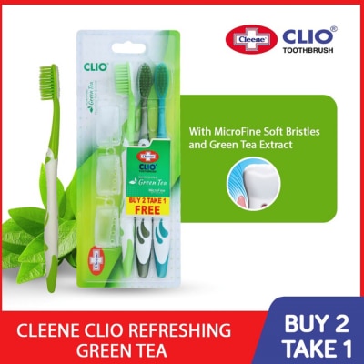 CLEENE - Refreshing Green Tea Toothbrush 3s