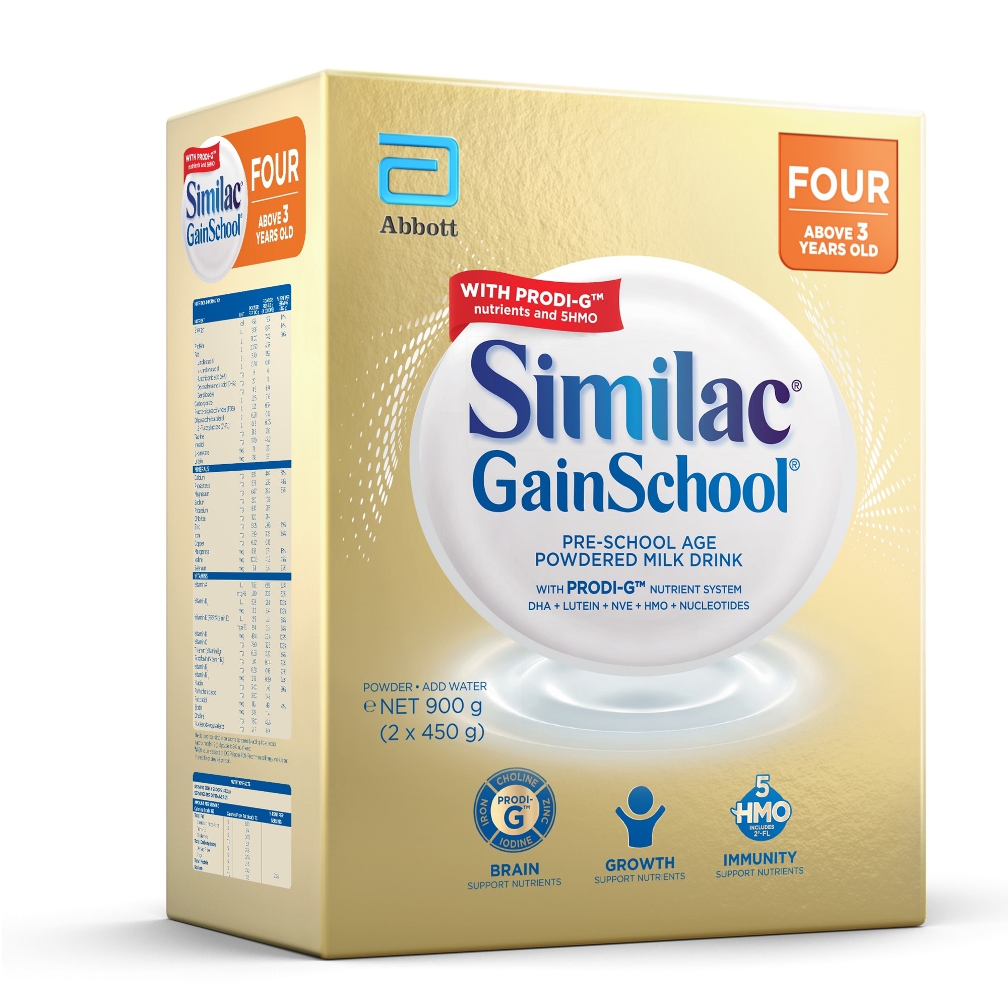 Similac GainSchool with HMO 900g for Kids Above 3 Years