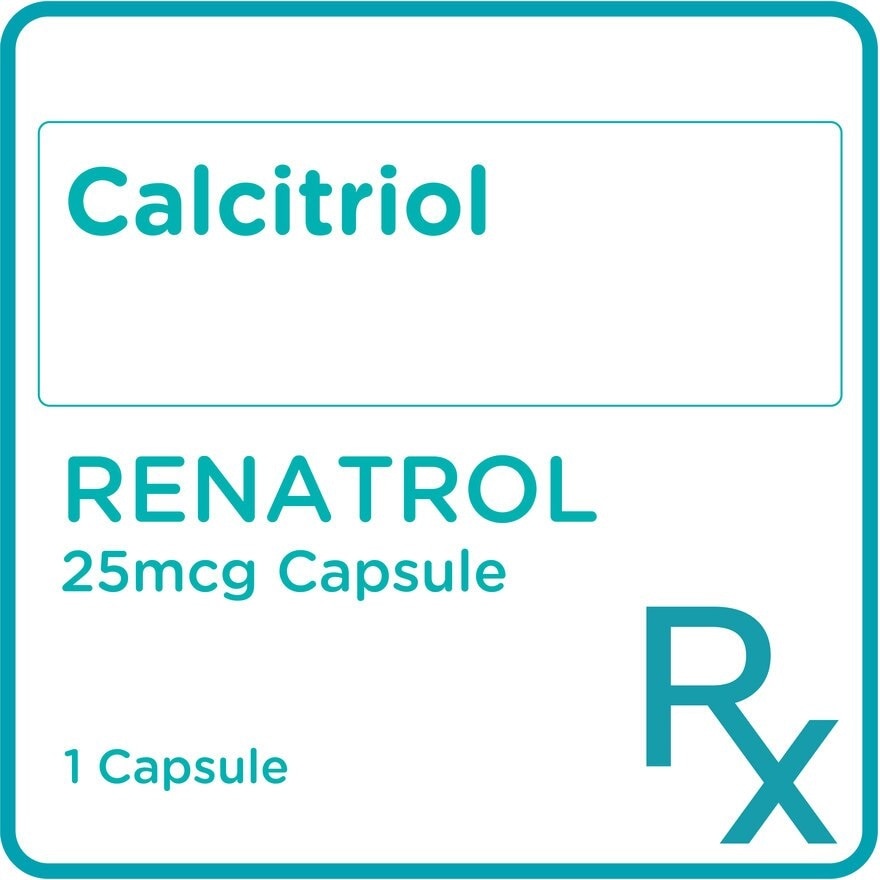 Calcitriol 25mcg 1 Capsule [Prescription Required]