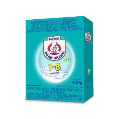 BEAR BRAND Powdered Milk Drink for Ages 1-3 Years Old 420 g Box