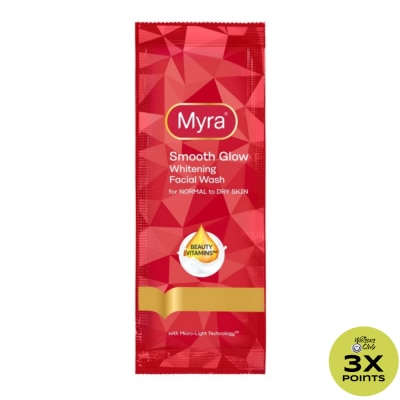 MYRA E Smooth Glow Whitening Facial Wash 10ml