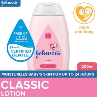 JOHNSONS BABY - Johnson's Baby Lotion 200ml - Lotion for Baby, Kids, Baby Essentials, Baby Care, Baby Body Lotion