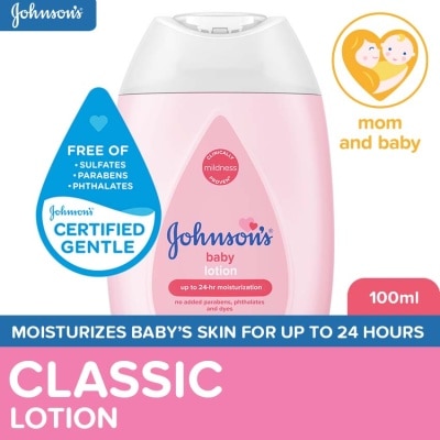 JOHNSONS BABY Johnson's Baby Lotion 100ml - Lotion for Baby, Kids, Baby Essentials, Baby Care, Baby Body Lotion