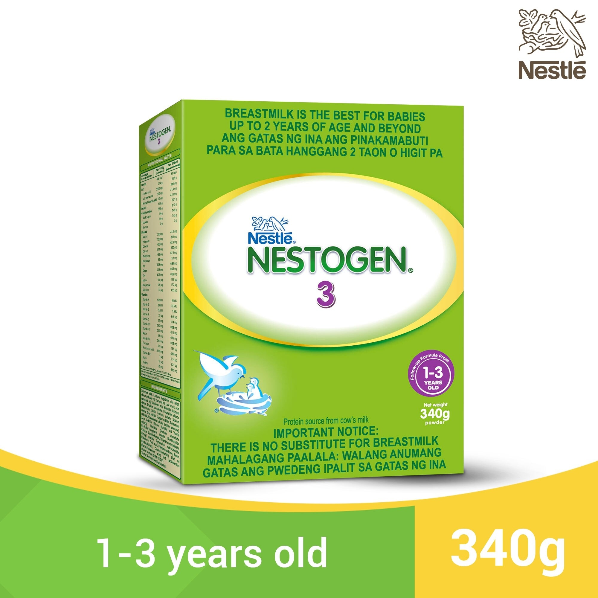 3 Milk Supplement for Children 1-3 Years Old 340g