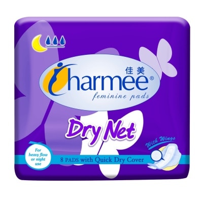 CHARMEE Dry Net Heavy Flow With Wings 8 Pads