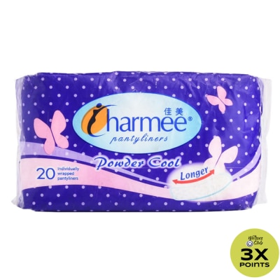 CHARMEE Panty Liner Powder Cool Longer 20s