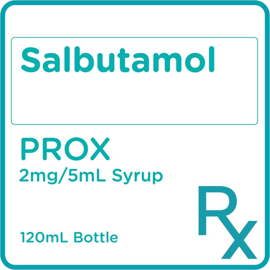 Salbutamol 2mg/5mL Syrup 120mL [PRESCRIPTION REQUIRED]