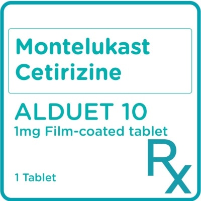 ALDUET Montelukast Cetirizine 1mg 1 Tablet [PRESCRIPTION REQUIRED]