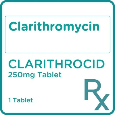 CLARITHROCID Clarithromycin 250mg 1 tablet [PRESCRIPTION REQUIRED]