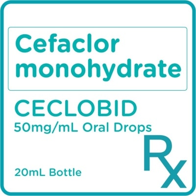 CECLOBID Cefaclor monohydrate 50mg/mL Oral Drops 20mL [PRESCRIPTION REQUIRED]