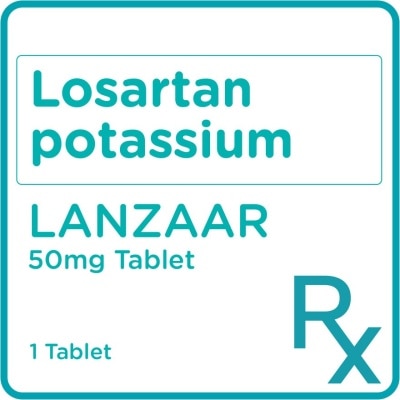 LANZAAR LANZAAR Losartan Potassium 50mg Sold Per Piece [PRESCRIPTION REQUIRED]