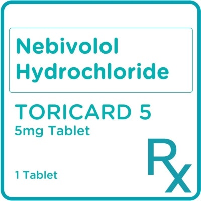 TORICARD Nebivolol Hydrochloride 5mg 1 Tablet [Prescription Required]