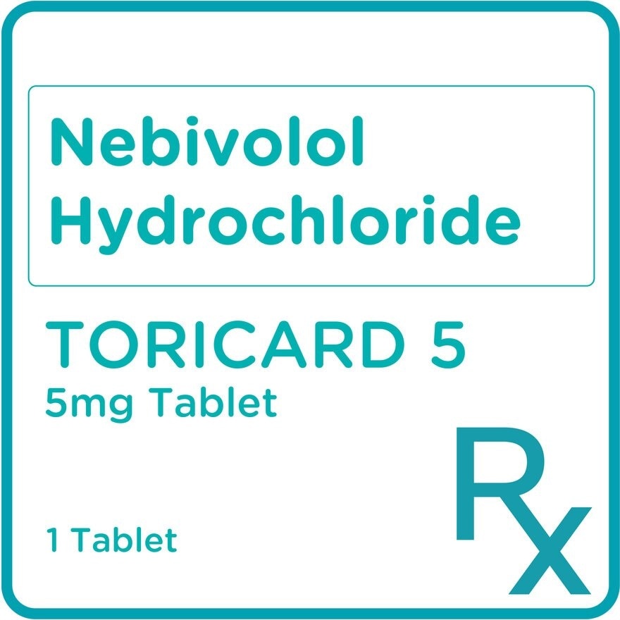 Nebivolol Hydrochloride 5mg 1 Tablet [Prescription Required]