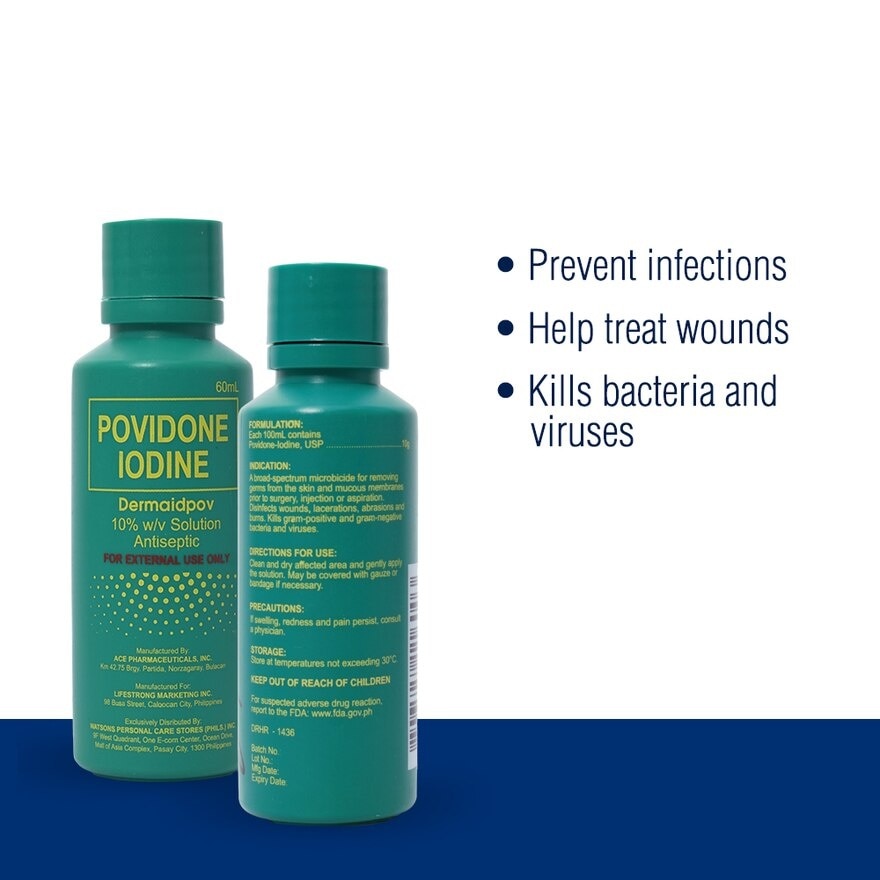 Povidone Iodine 10% 60ml