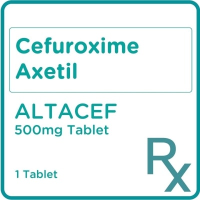 ALTACEF Cefuroxime Axetil 500mg 1 Tablet [PRESCRIPTION REQUIRED]