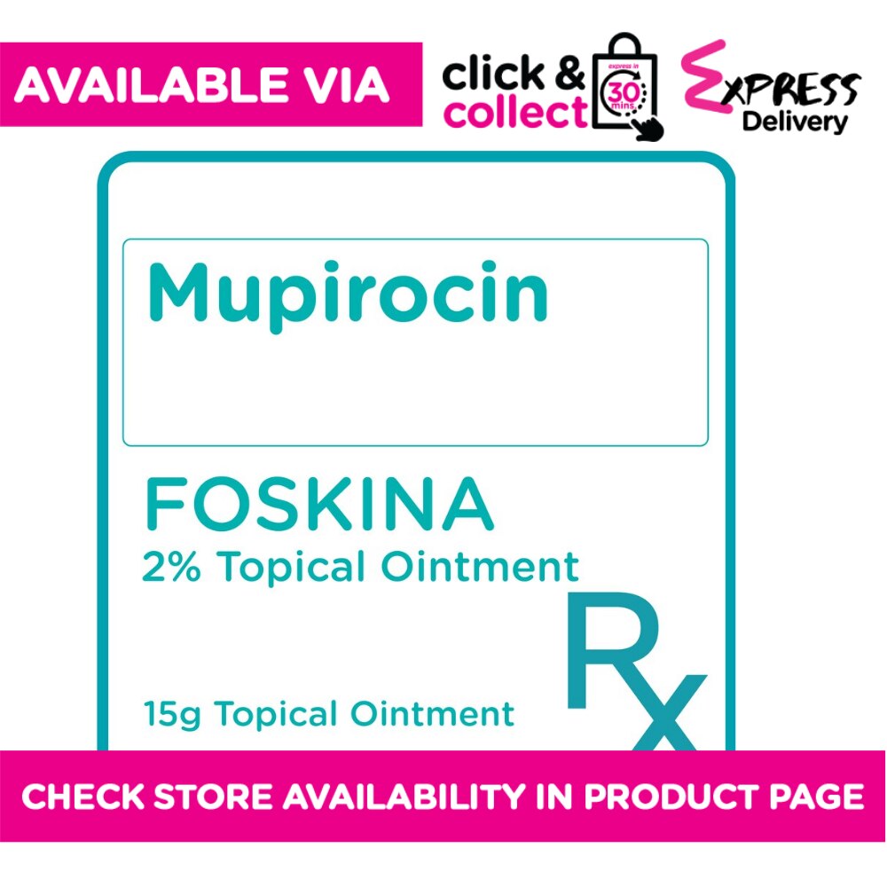 Foskina Mupirocin 15g tube [Prescription Required]