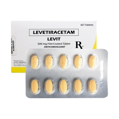 LEVIT Levetiracetam 500mg 1 Film-coated Tablet [PRESCRIPTION REQUIRED]