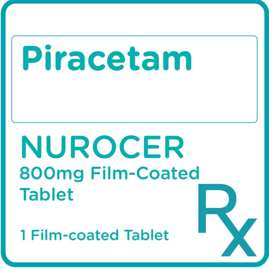 Piracetam 800mg 1 Film-coated Tablet [PRESCRIPTION REQUIRED]