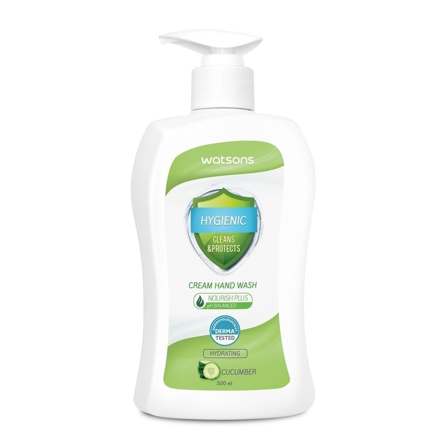 Anti-Bacterial Cream Hand Wash Cucumber Scent 500ml