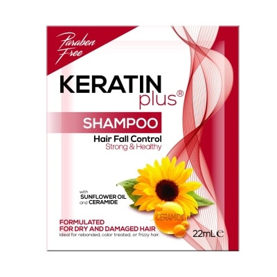 KERATIN PLUS Shampoo Hair Fall Control 22ML 6S