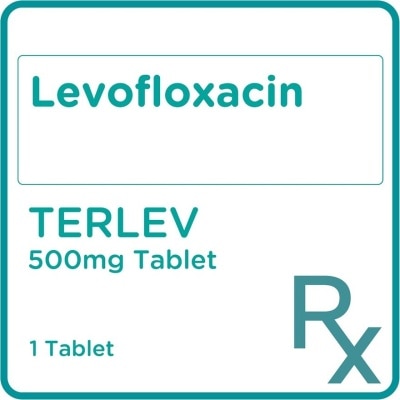 TERLEV Levofloxacin 500mg 1 Tablet [Prescription Required]