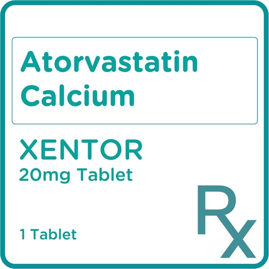 Atorvastatin Calcium 20mg 1 Tablet [Prescription Required]