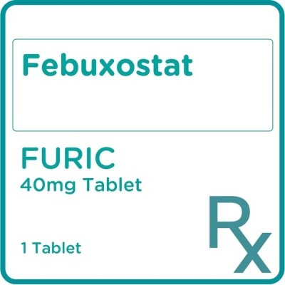 FURIC Febuxostat 40mg 1 Tablet [PRESCRIPTION REQUIRED]