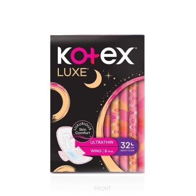 KOTEX Luxe Ultrathin Overnight 32cm 8 pads