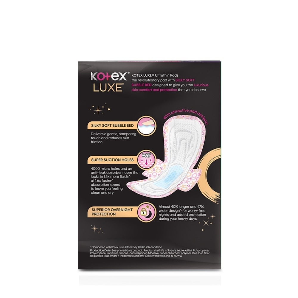 Luxe Ultrathin Overnight 32cm 8 pads