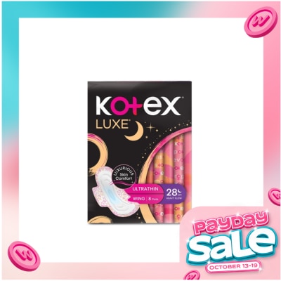 KOTEX Luxe Ultrathin Day N Night 28cm 8 pads image
