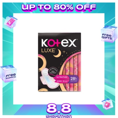 KOTEX Luxe Ultrathin Day N Night 28cm 8 pads
