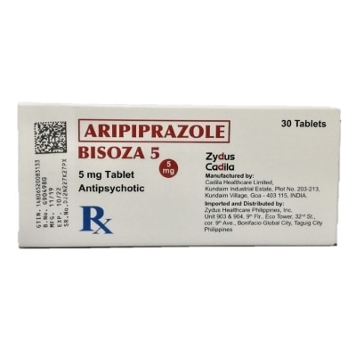 BISOZA Aripiprazole 5Mg 1 Tablet [PRESCRIPTION REQUIRED]