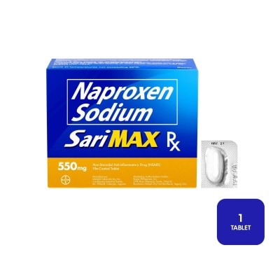 SARIMAX Naproxen Sodium 550mg 1 tablet