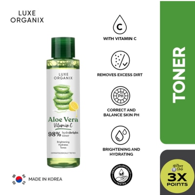 LUXE ORGANIX Luxe Organix 98% Aloe Vera Vitamin C Hydrabright Toner 150ml