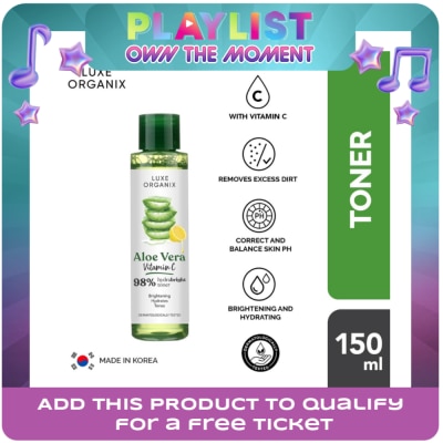 LUXE ORGANIX - Luxe Organix 98% Aloe Vera Vitamin C Hydrabright Toner 150ml