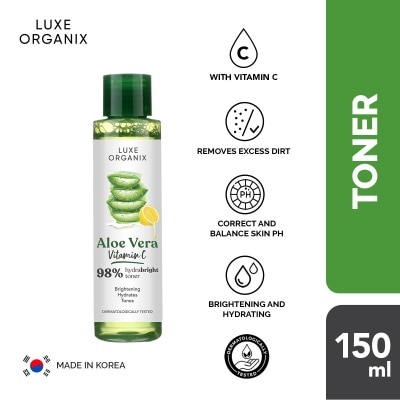 LUXE ORGANIX Luxe Organix 98% Aloe Vera Vitamin C Hydrabright Toner 150ml