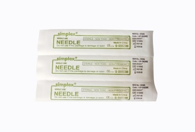 SIMPLEX Disposable Needle G20X1 1 Needle