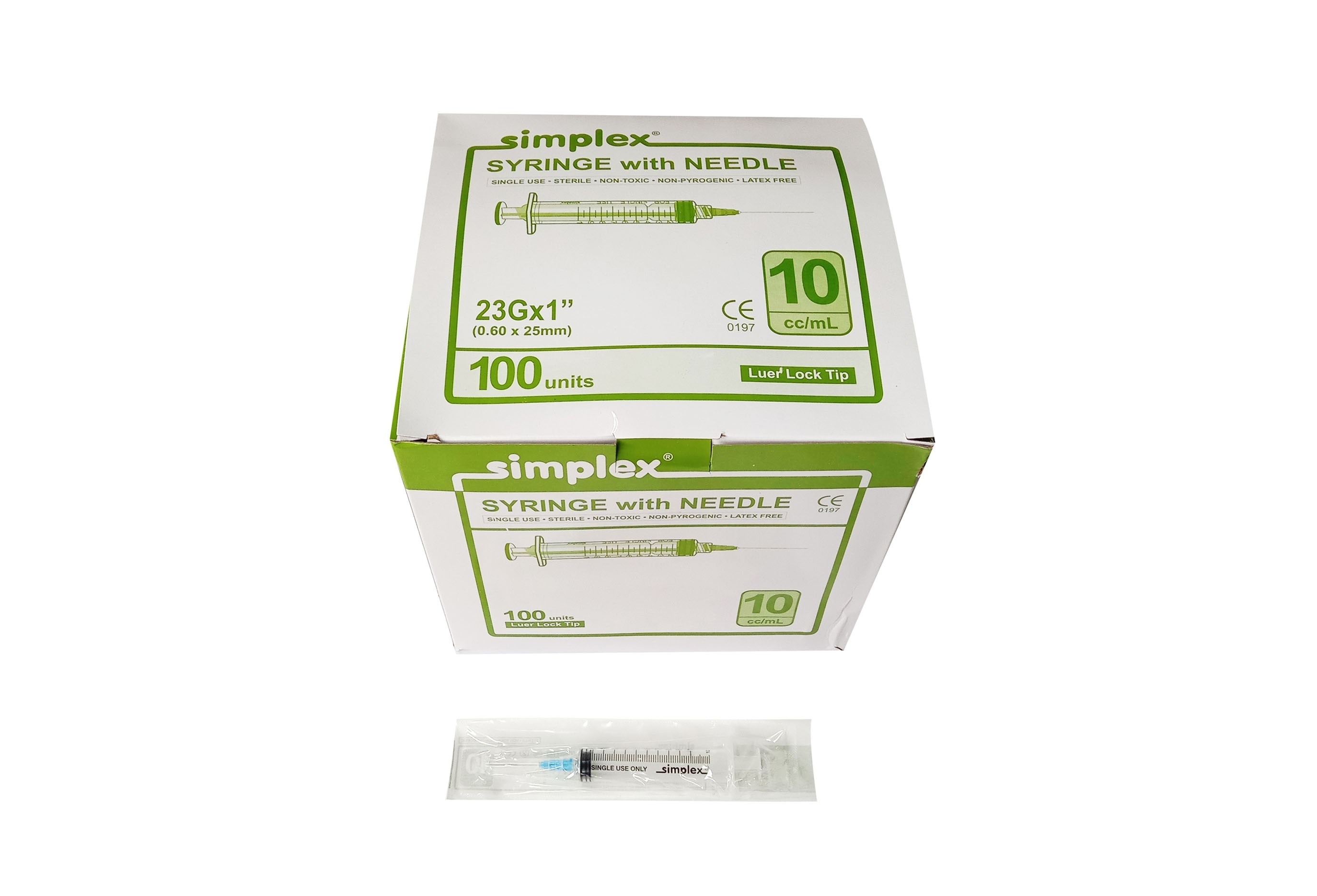 Disposable Syringe 10cc/ml Ll G-23X1 1 Syringe with Needle