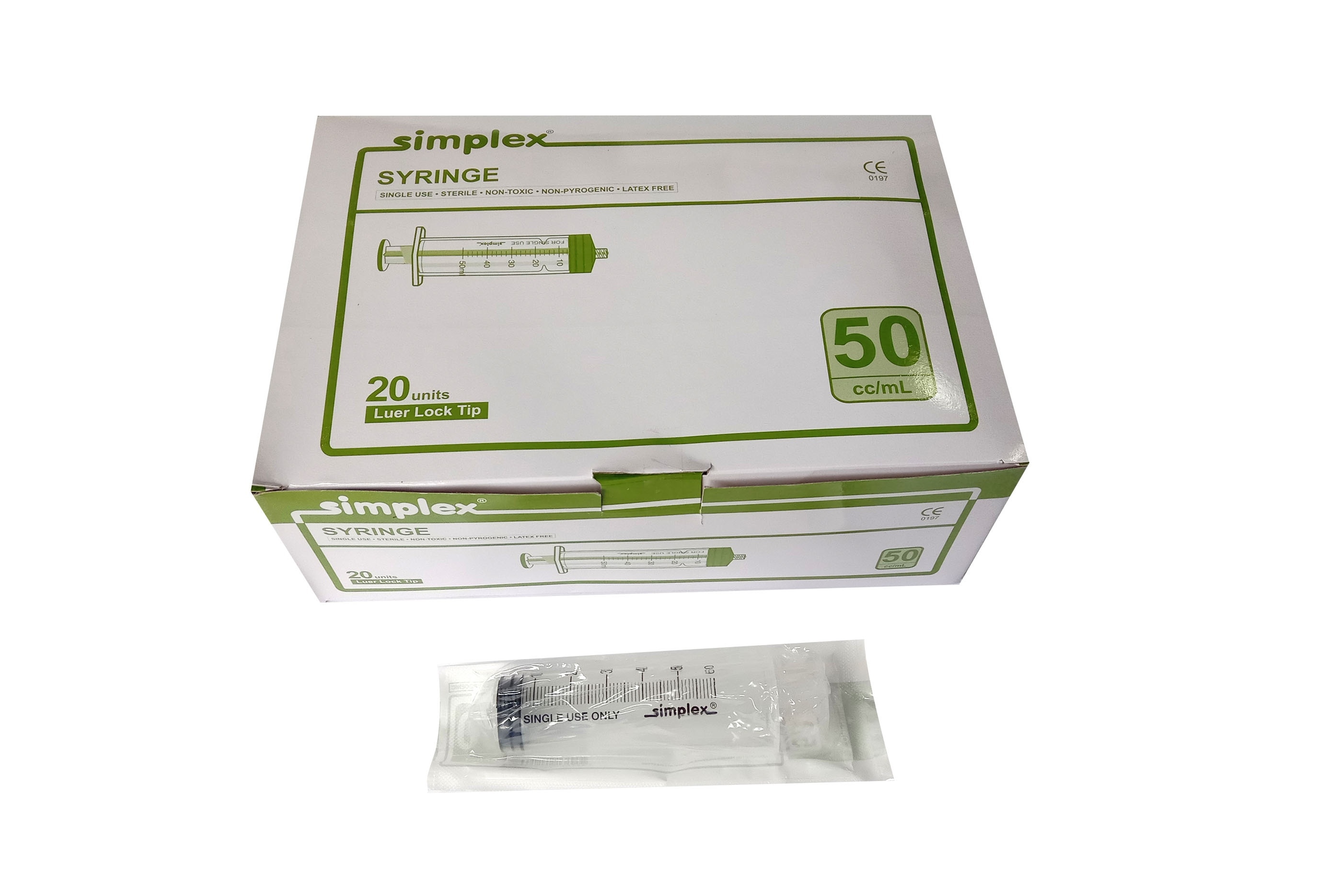 Disposable Syringe 50cc/ml 1 Syringe