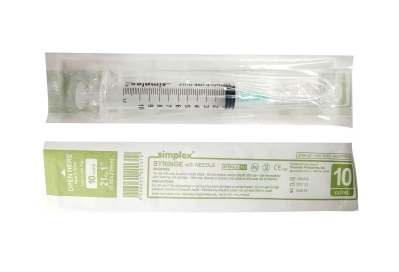 SIMPLEX DSN 10Cc Ll G-21X1 1 Syringe with Needle