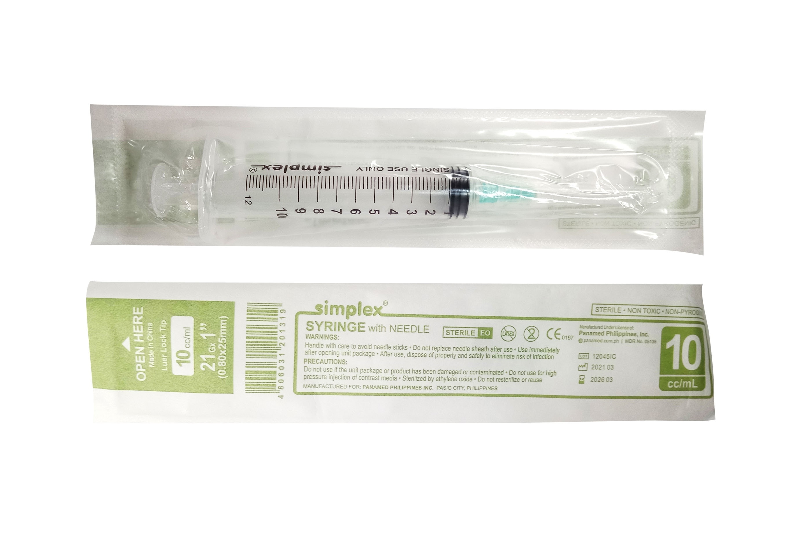 DSN 10Cc Ll G-21X1 1 Syringe with Needle