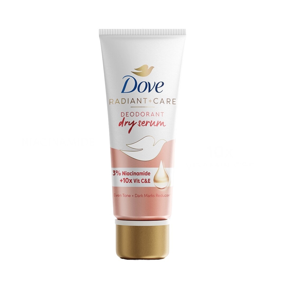 Dove Radiant + Care Deodorant Dry Serum 3% Niacinamide 10x Vitamin C&E Dark Marks Reducer 40ml