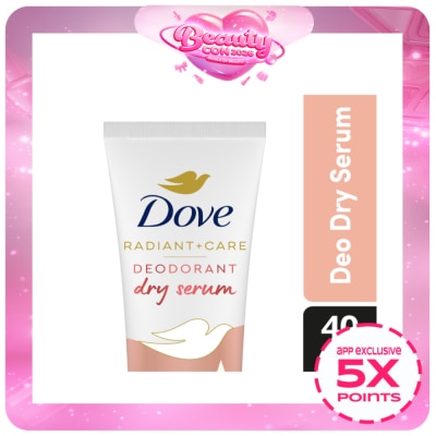 DOVE - Dove Radiant + Care Deodorant Dry Serum 3% Niacinamide 10x Vitamin C&E Dark Marks Reducer 40ml