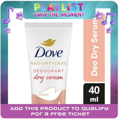 DOVE - Dove Radiant + Care Deodorant Dry Serum 3% Niacinamide 10x Vitamin C&E Dark Marks Reducer 40ml