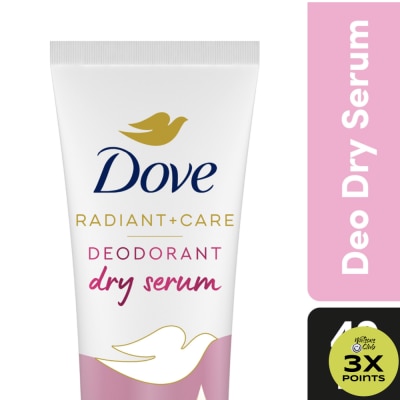 DOVE Dove Radiant + Care Deodorant Dry Serum 3% Niacinamide 10x Collagen Deep Renew 40ml