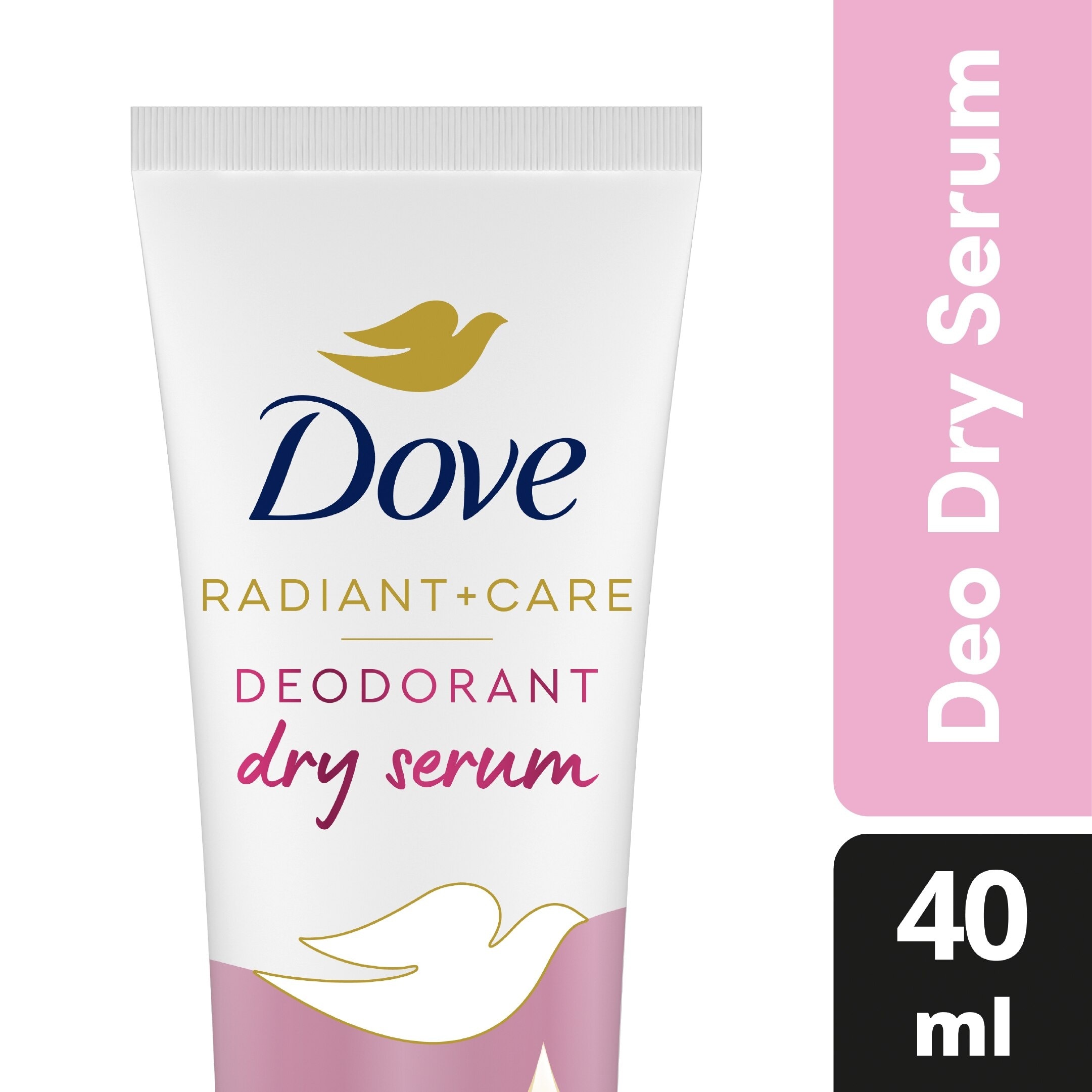 Dove Radiant + Care Deodorant Dry Serum 3% Niacinamide 10x Collagen Deep Renew 40ml